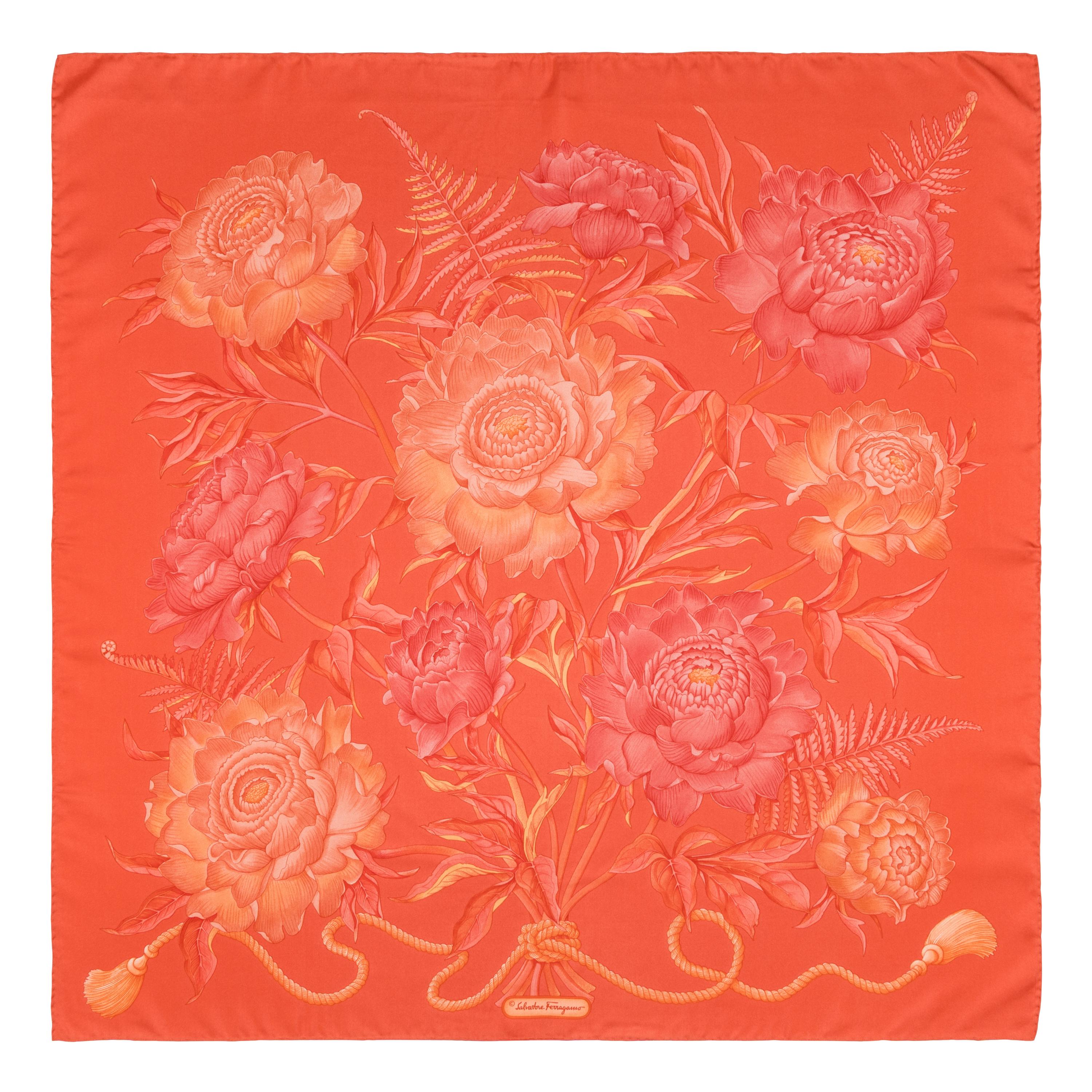 Ferragamo, Four Silk & Two Cotton Scarves