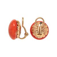 COLLECTION OF CORAL AND YELLOW GOLD JEWELRY
