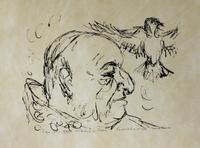 Frederick Franck, (Dutch/American, 1909-2006), Portrait of Pope John XXIII