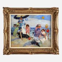 Martha Walter (American, 1875–1976) A Day at the Beach