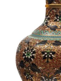 A Pair of Chinese Cloisonné Vases