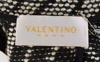A Valentino Black and White Pattern Jacket, Size 8.
