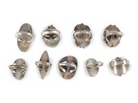 Navajo and Zuni Silver and Turquoise Rings