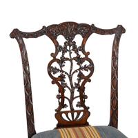 A Set of Eight George III Style Mahogany Dining Chairs