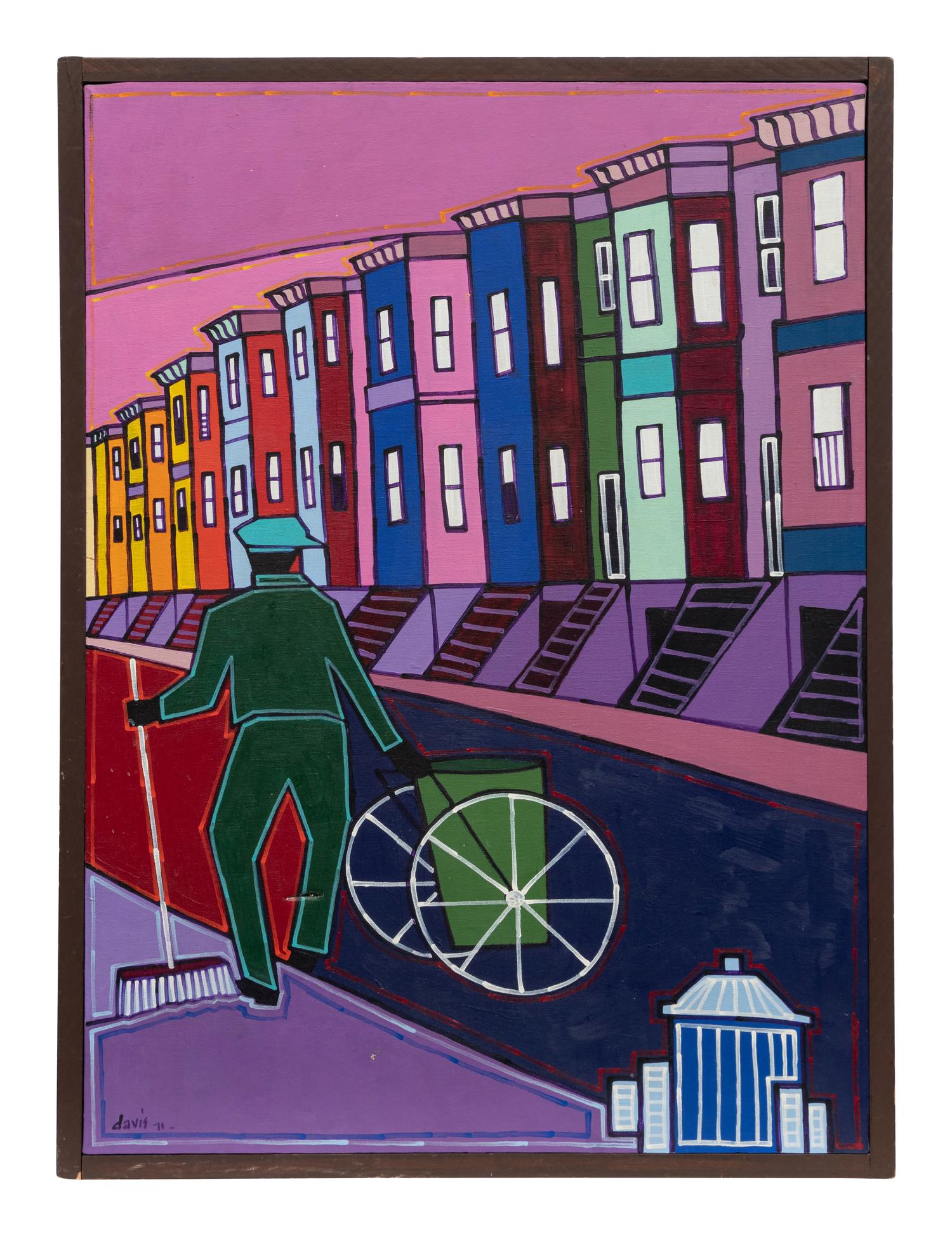 Untitled (Street Sweeper in Harlem)