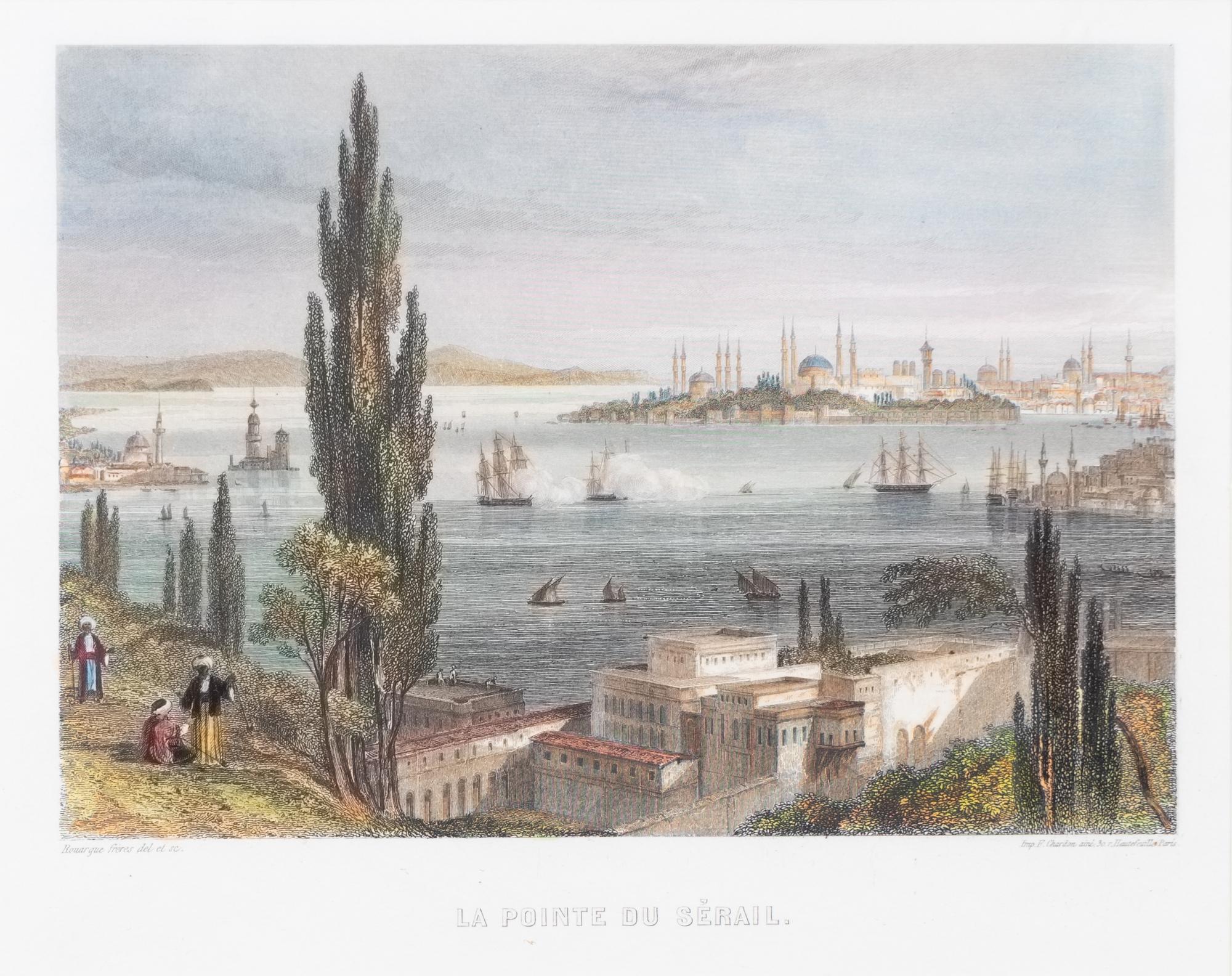 A Group of Six Steel Engravings of Turkey After Thomas Allom and Rouargue