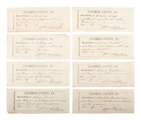 [CIVIL WAR]. A group of Civil War documents and ephemera related to Pennsylvania.