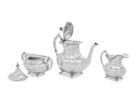 An American Silver Three-Piece Coffee Service