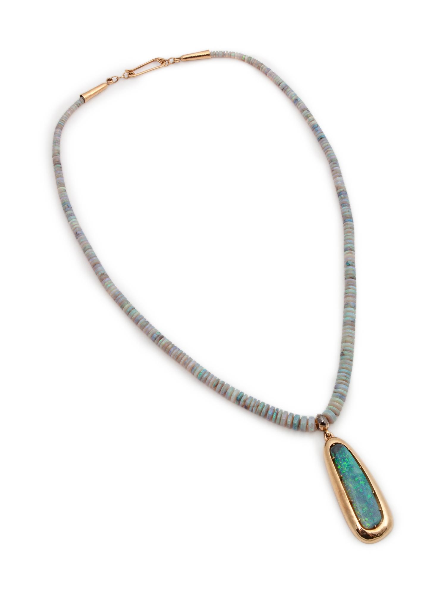 Opal and Gold Necklace Lot is located and will ship from Denver, Colorado.