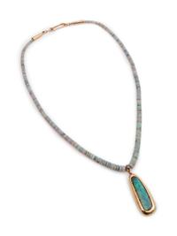 Opal and Gold Necklace Lot is located and will ship from Denver, Colorado.