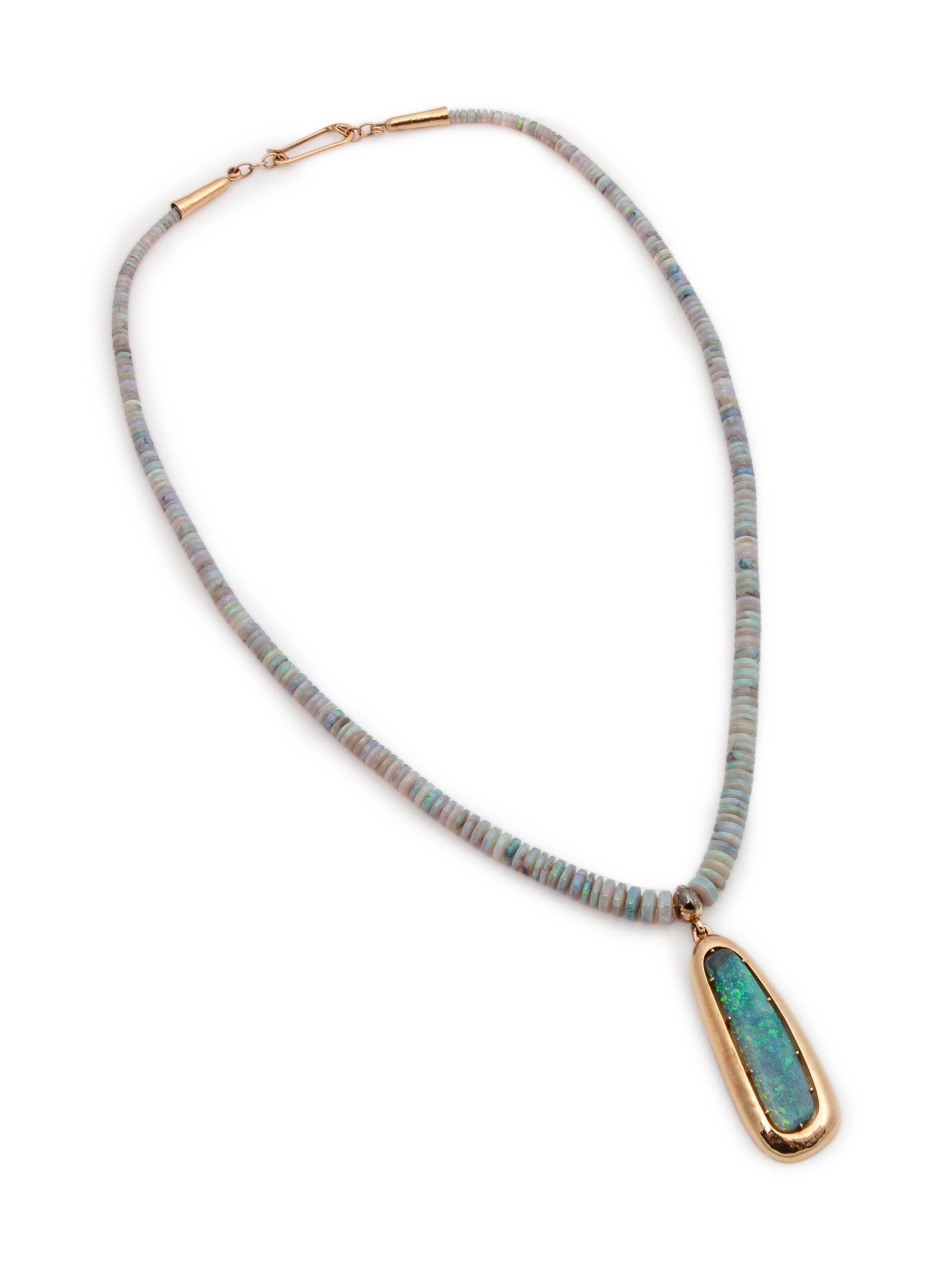 Opal and Gold Necklace Lot is located and will ship from Denver, Colorado.