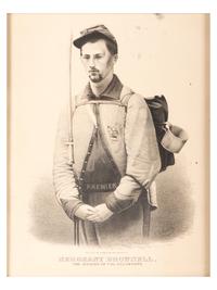 [CIVIL WAR]. A collection of items involving Colonel Elmer Ellsworth and Sergeant Francis Brownell, incl. prints, photographs, and other memorabilia.
