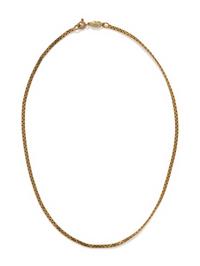COLLECTION OF YELLOW GOLD CHAINS
