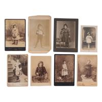[EARLY PHOTOGRAPHY - PORTRAITURE]. A group of portraits of infants and children, comprising: