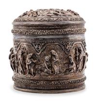 A Southeast Asian Silver Covered Jar
