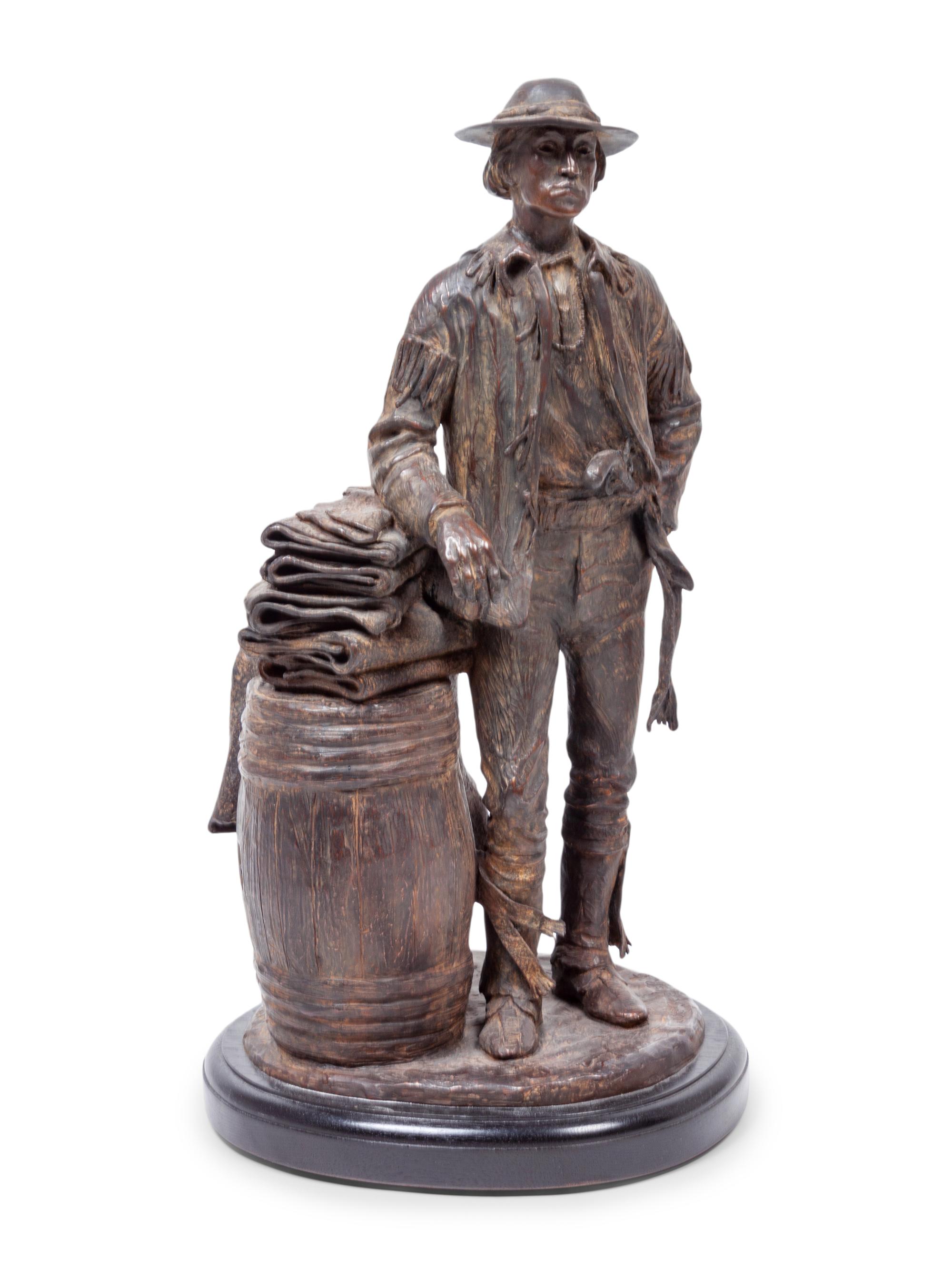 Man Standing with Barrel, edition 6/50