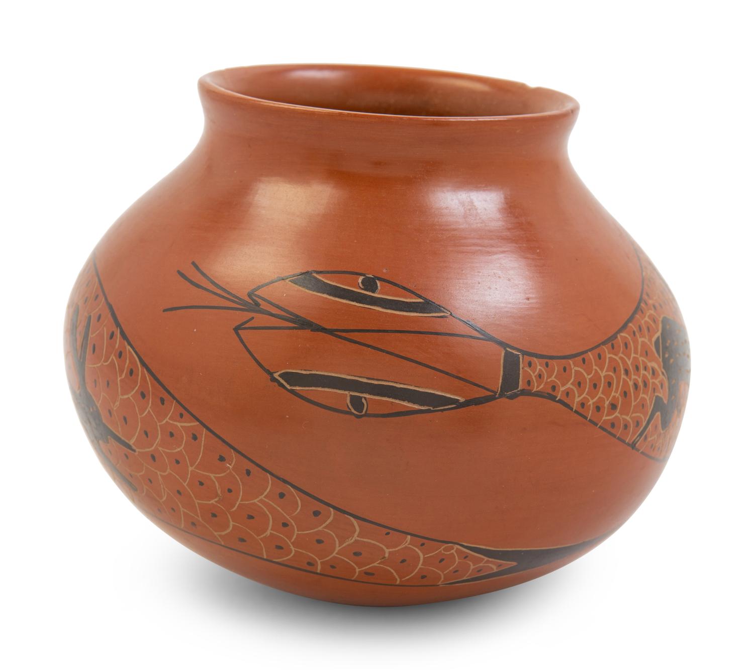 A Lupe Soto Pottery Vase