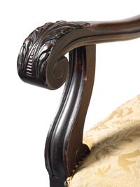 A William and Mary Style Walnut Armchair