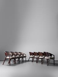 Set of Eight Shelton Mindel Side Chairs , Knoll, USA