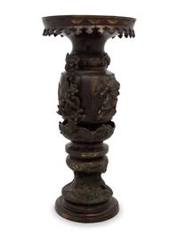 A Japanese Bronze Vase
