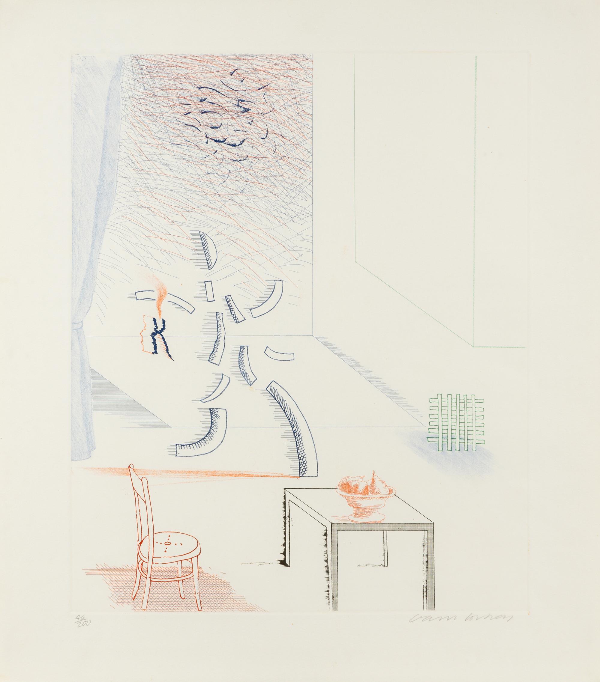 Tick It, Tock It, Turn It True (Plate 15 from The Blue Guitar ), 1976-1977
