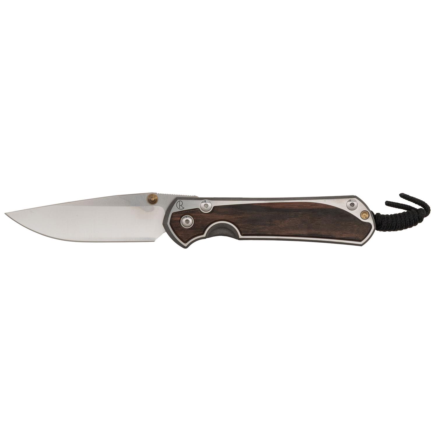 Chris Reeve Knives Large Sebenza 31 Inlay with Madagascar Ebony Grips and Box