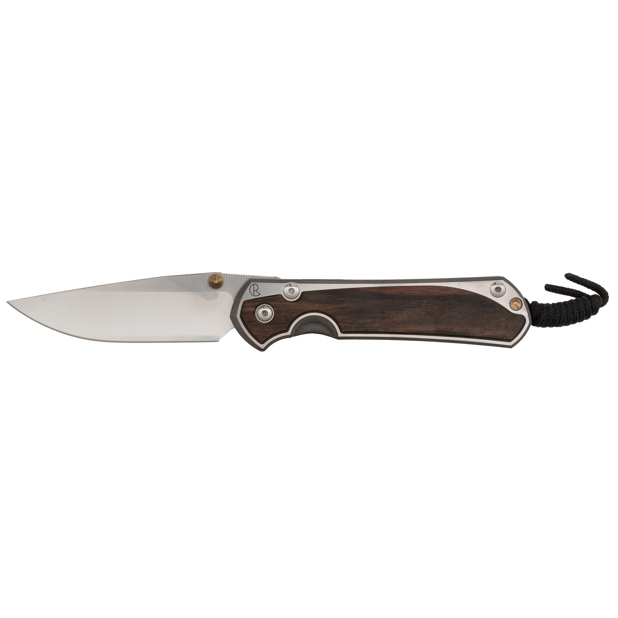 Chris Reeve Knives Large Sebenza 31 Inlay with Madagascar Ebony Grips and Box