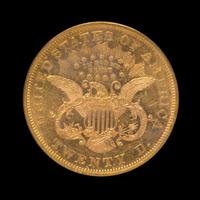 A United States 1867 Liberty Head $20 Gold Coin