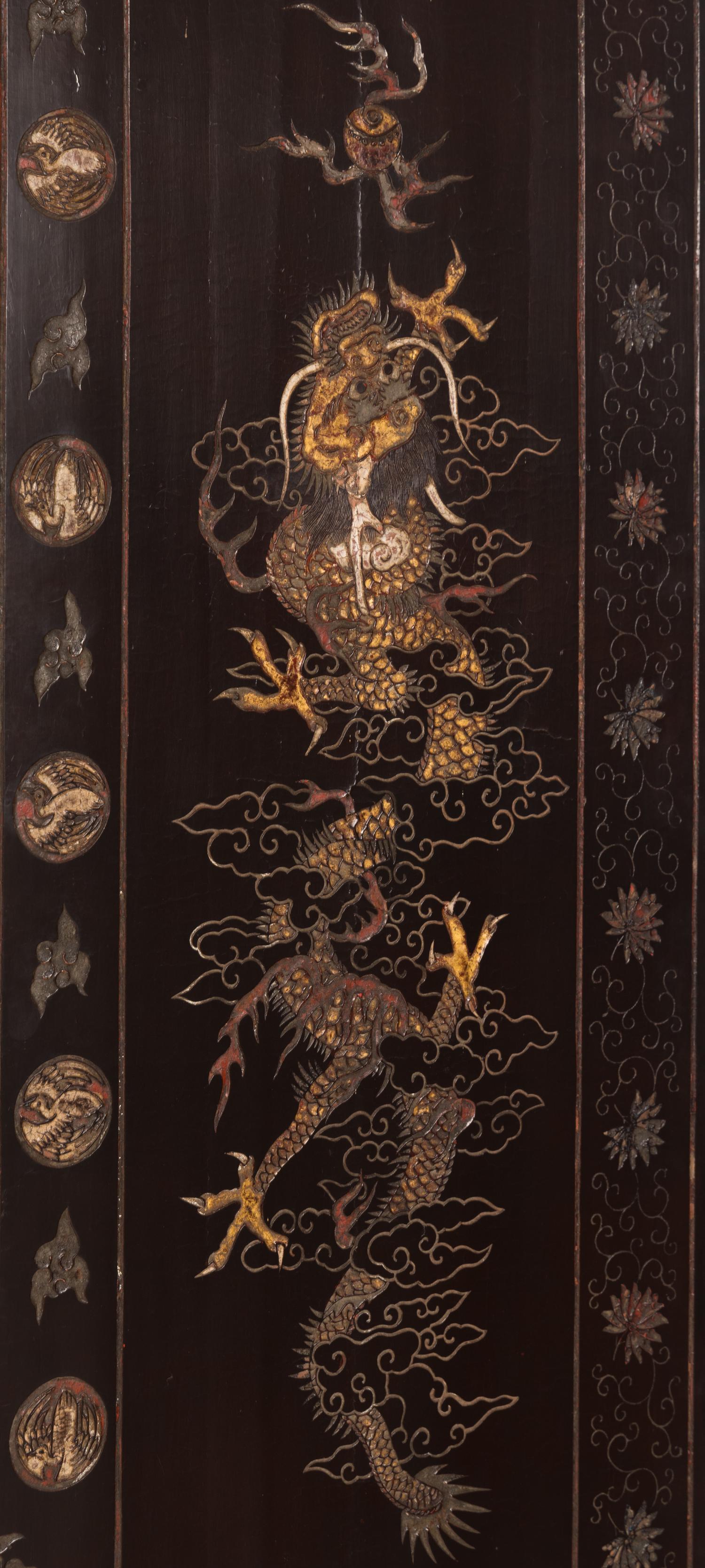 A Chinese Export Twelve-Panel Coromandel Screen