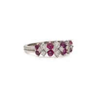 DIAMOND AND RUBY RING