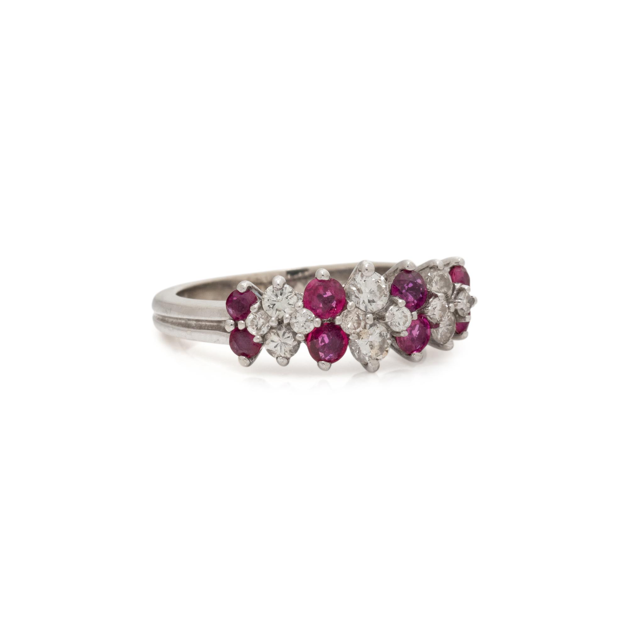 DIAMOND AND RUBY RING