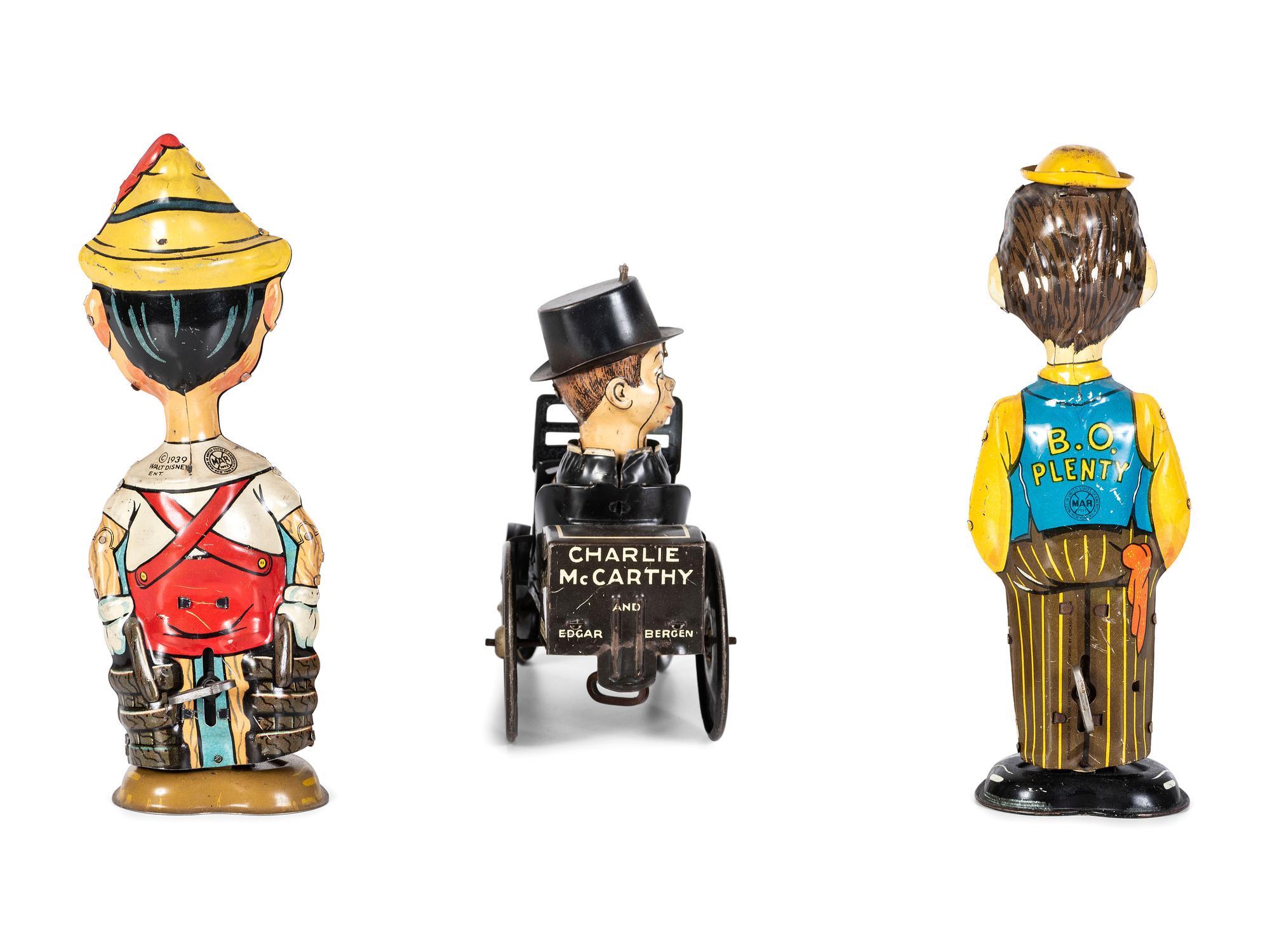 Three Marx Tin Lithograph Windup Toys