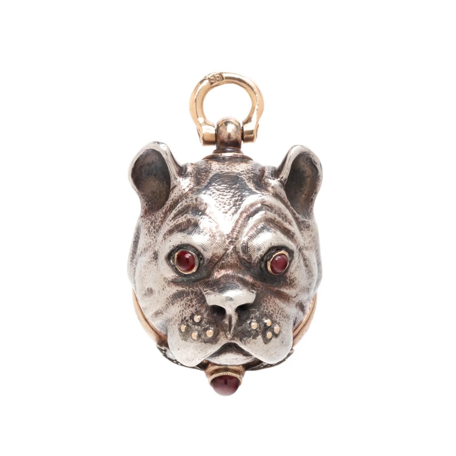 RUSSIAN, MULTIGEM BULLDOG CHARM