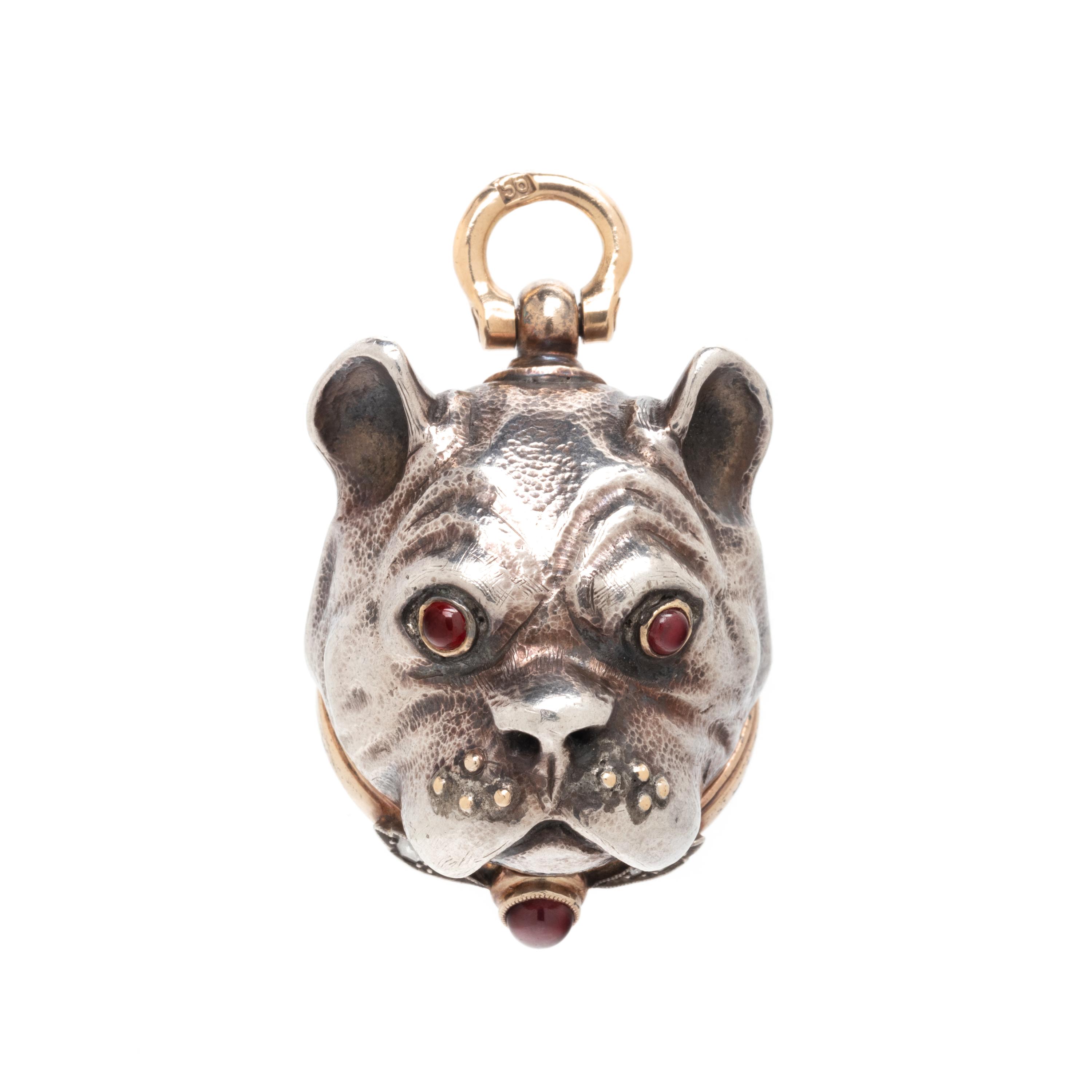 RUSSIAN, MULTIGEM BULLDOG CHARM