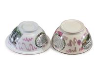 Four Sunderland Luster Center Bowls