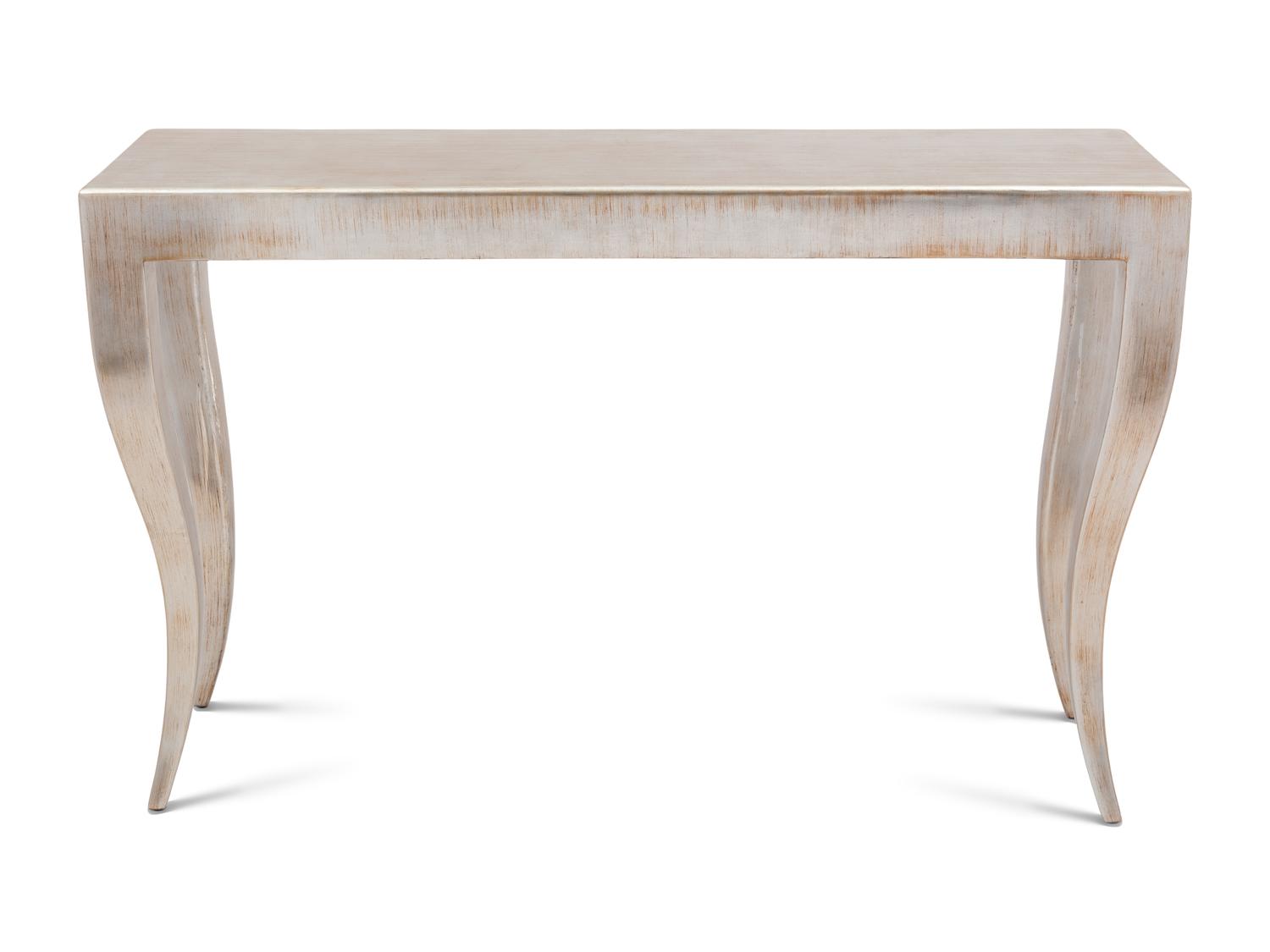 A Silvered Console Table