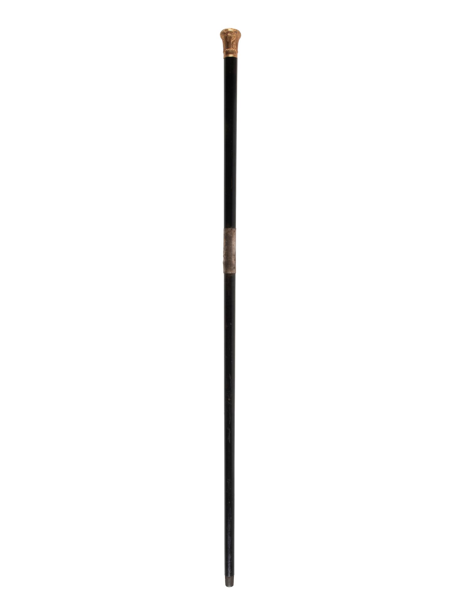 [NAVY]. TILLEY, Benjamin Franklin (1848-1907). Three presidential appointments signed by Ulysses S. GRANT, Grover CLEVELAND, and Theodore ROOSEVELT, with oversize albumen photographs and presentation cane.