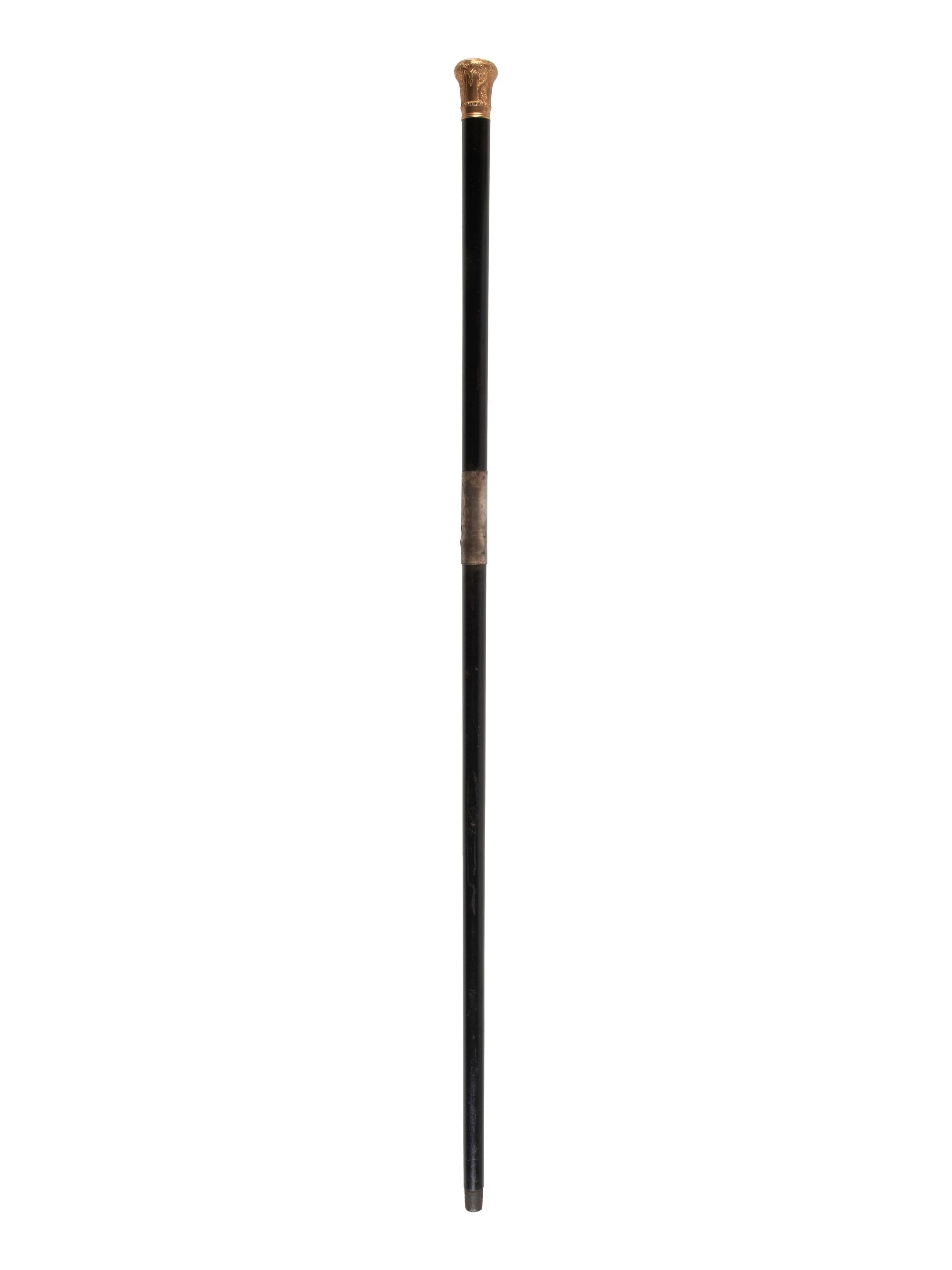 [NAVY]. TILLEY, Benjamin Franklin (1848-1907). Three presidential appointments signed by Ulysses S. GRANT, Grover CLEVELAND, and Theodore ROOSEVELT, with oversize albumen photographs and presentation cane.