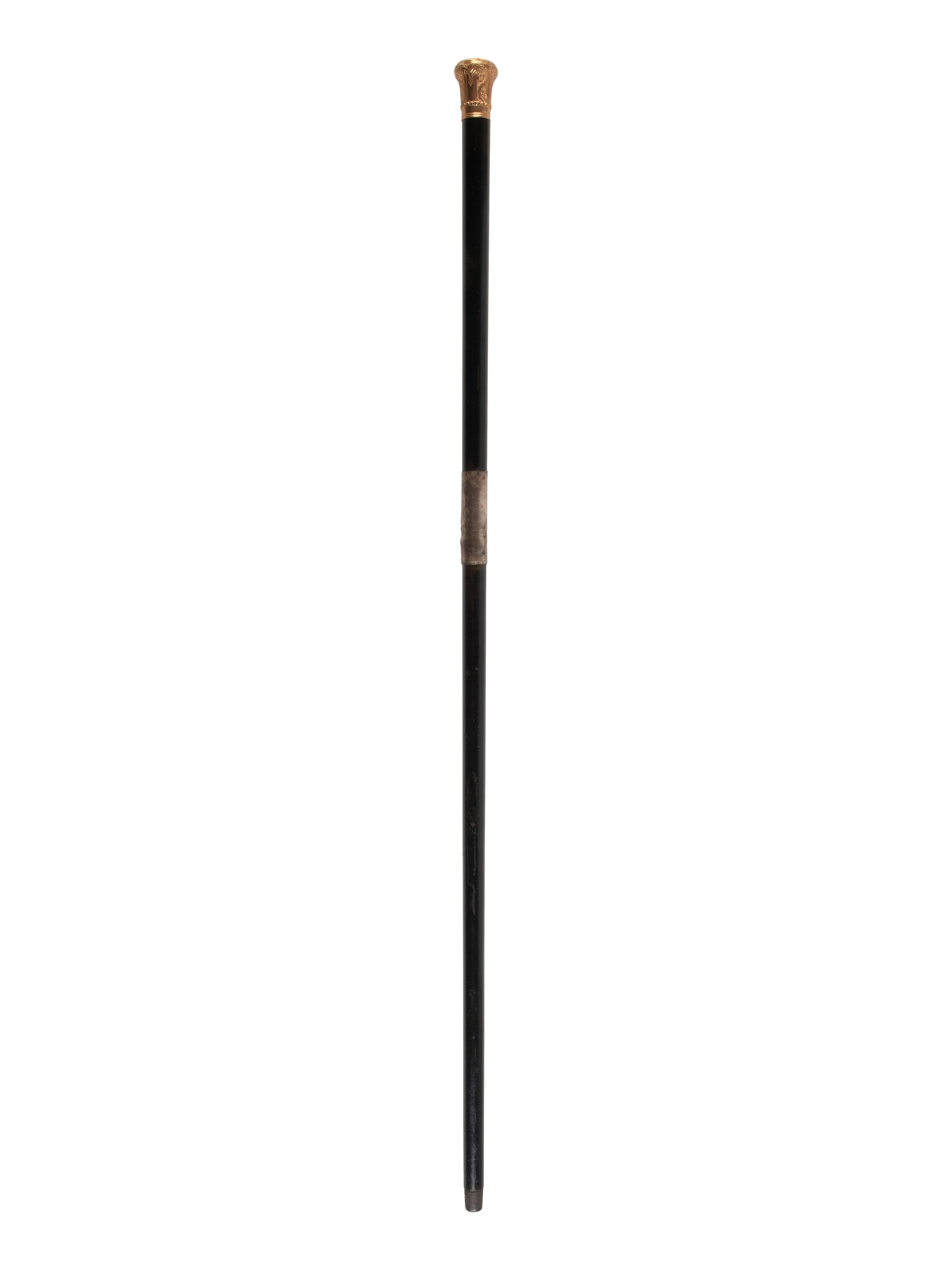[NAVY]. TILLEY, Benjamin Franklin (1848-1907). Three presidential appointments signed by Ulysses S. GRANT, Grover CLEVELAND, and Theodore ROOSEVELT, with oversize albumen photographs and presentation cane.