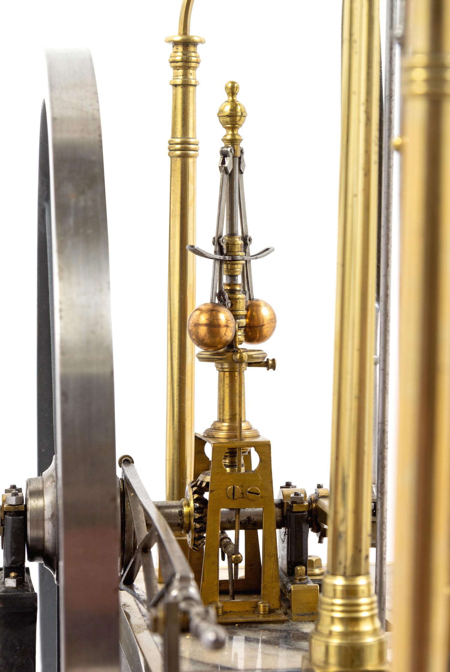 A Brass and Silvered Metal Chadburns Condensing Steam Engine