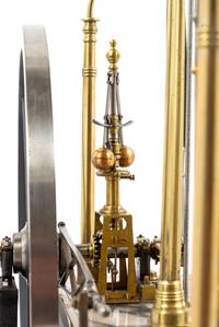 A Brass and Silvered Metal Chadburns Condensing Steam Engine