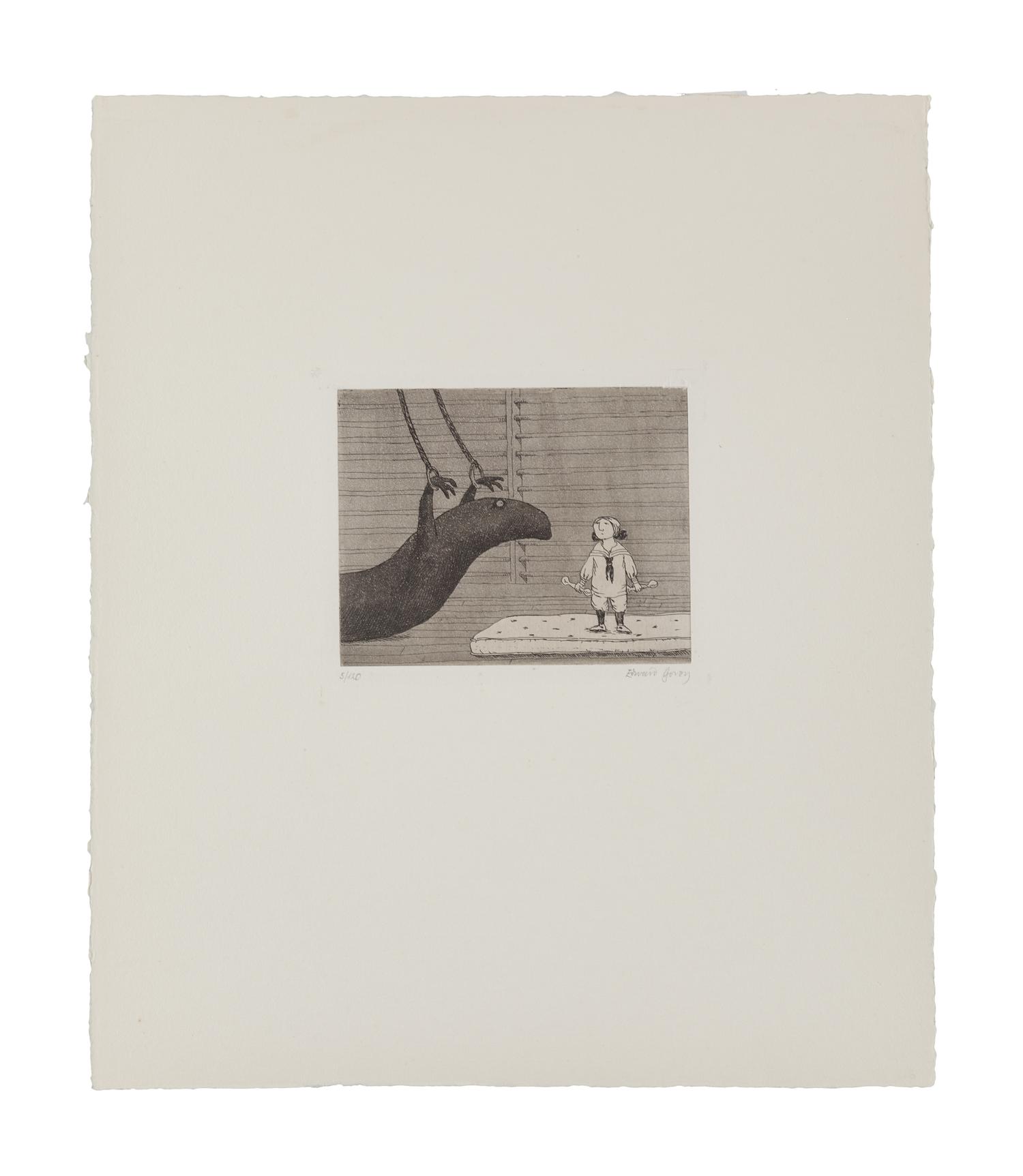 GOREY, Edward (1925-2000). Girl with Gymnasium Friend. Zürich: Diogenes Verlag, 1978.