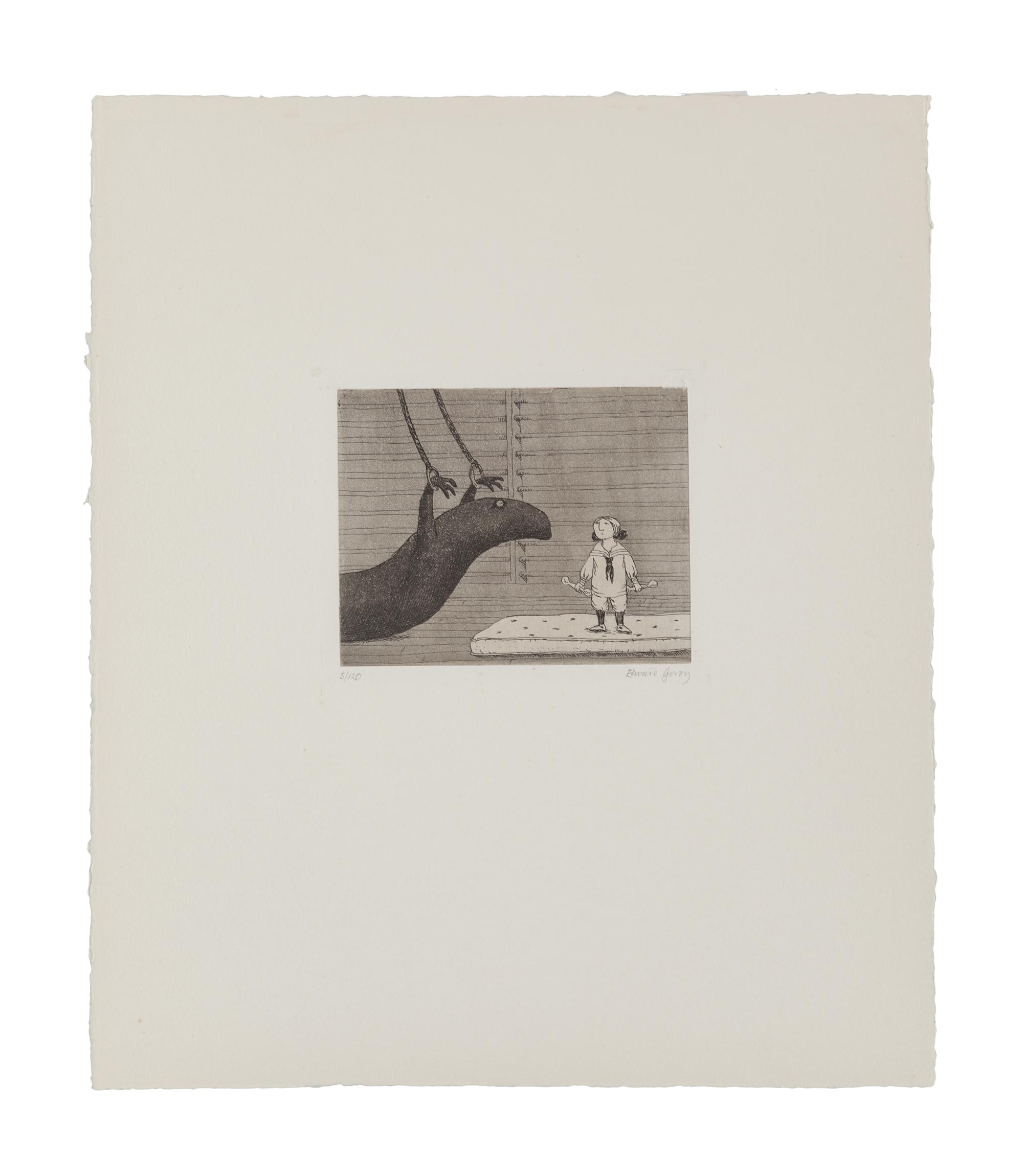 GOREY, Edward (1925-2000). Girl with Gymnasium Friend. Zürich: Diogenes Verlag, 1978.
