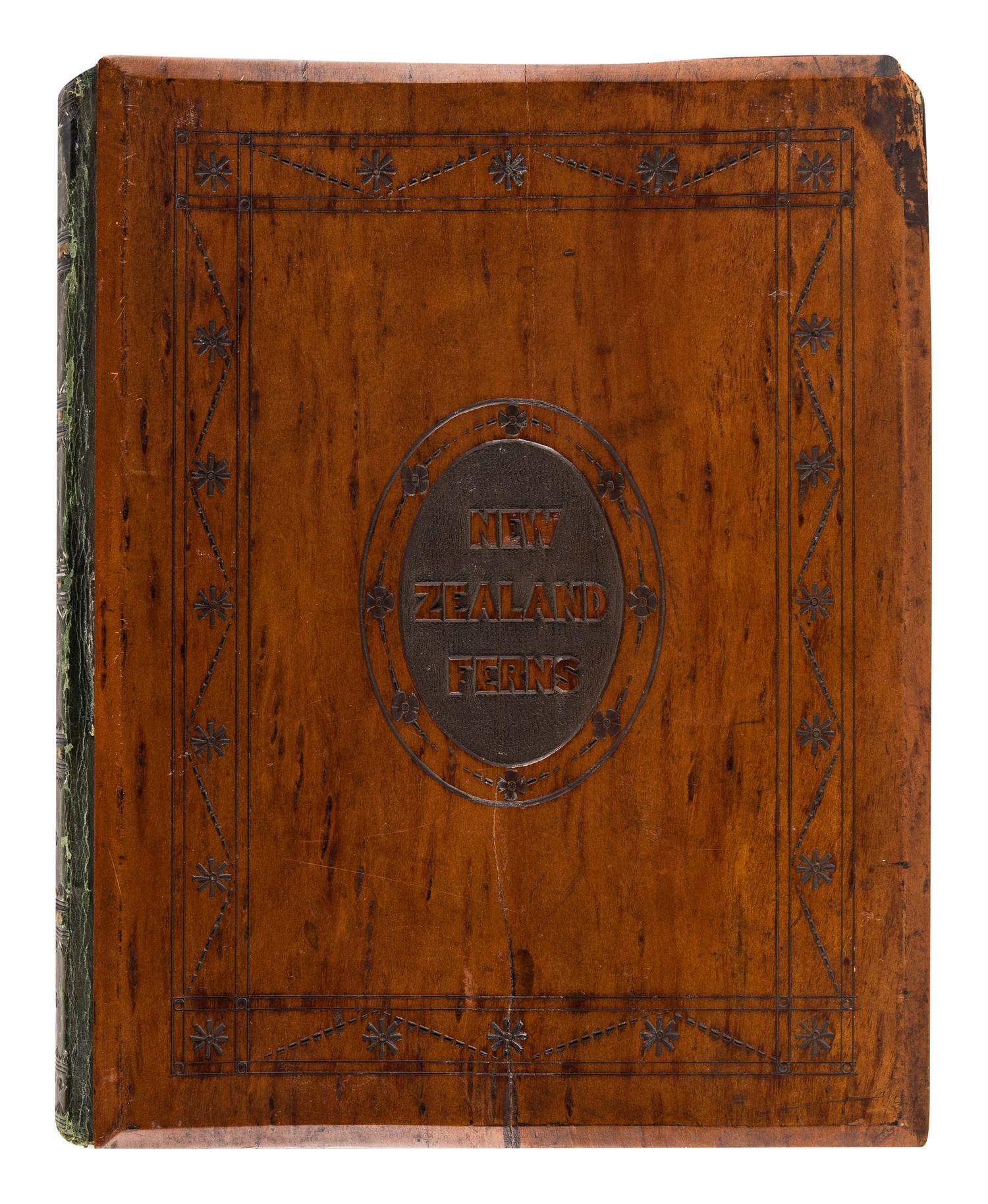 [SPECIMEN ALBUM - FERNS]. CRANWELL, Thomas. "New Zealand Ferns." Auckland, New Zealand, [ca 1875-1890].