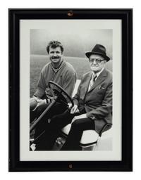 A Group of 14 Photographs of George Halas Formerly Displayed at Mike Ditka's Restaurant