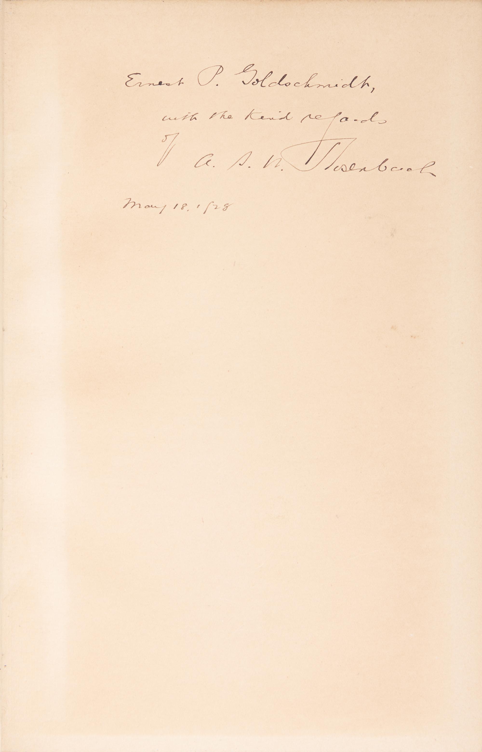 [Books on Books] Group of 3 Works from the Library of Book Collector Ernest P. Goldschmidt