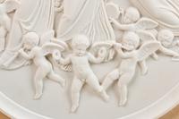 A Continental Bisque Porcelain Relief Plaque