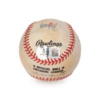 An Atlanta Braves Pitchers Signed Autograph Baseball (Beckett Authentication Services)