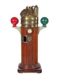 A Brass Ship's Binnacle by Kelvin, Bottomley and Baird