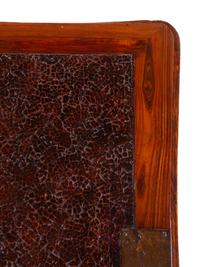 A Louis XV Style Tulipwood and Parquetry Slant-Front Bureau